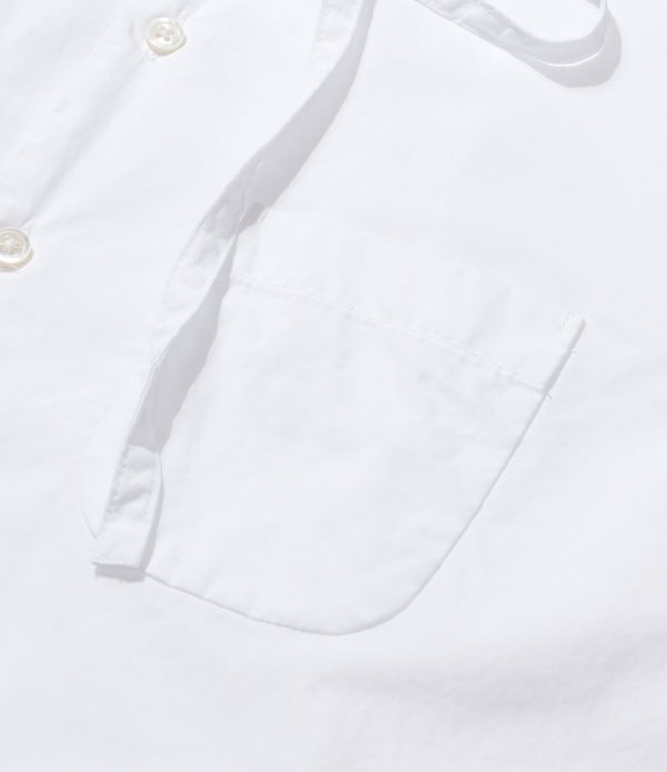 Engineered Garments Rounded Collar White Shirt Fashion