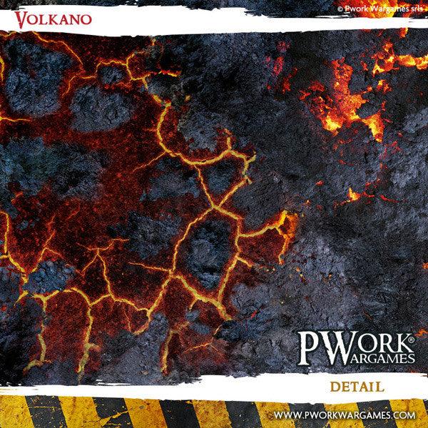 PWORK Wargames - Volkano - Wargames Terrain Mat - Pre-Order Online Sale