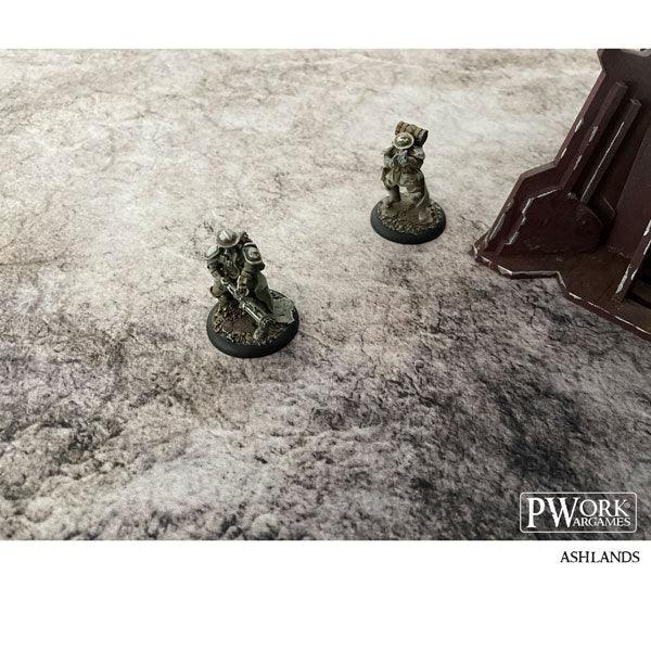 PWORK Wargames - Ashlands - Wargames Terrain Mat - Pre-Order For Discount