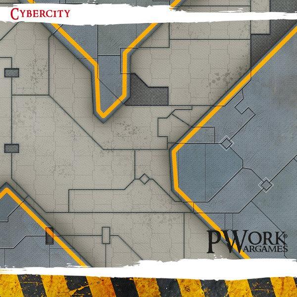 PWORK Wargames - Cyber City - Wargames Terrain Mat - Pre-Order Sale