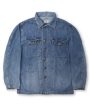 Fullcount Washed Denim Utility Shirt For Cheap