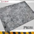 PWORK Wargames - City Ruins - Wargames Terrain Mat Online Hot Sale