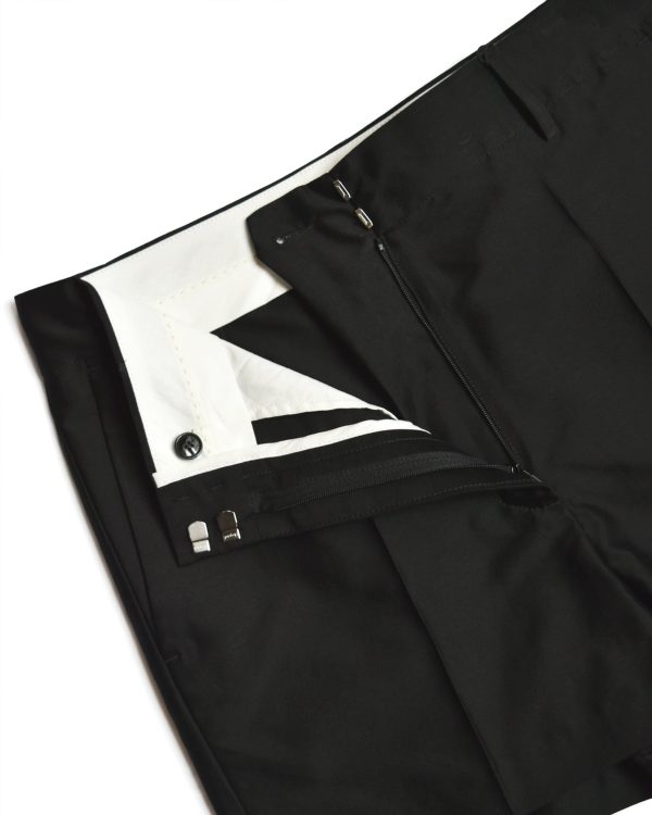 Barena Venezia Pleated Cotton Shorts Black For Sale