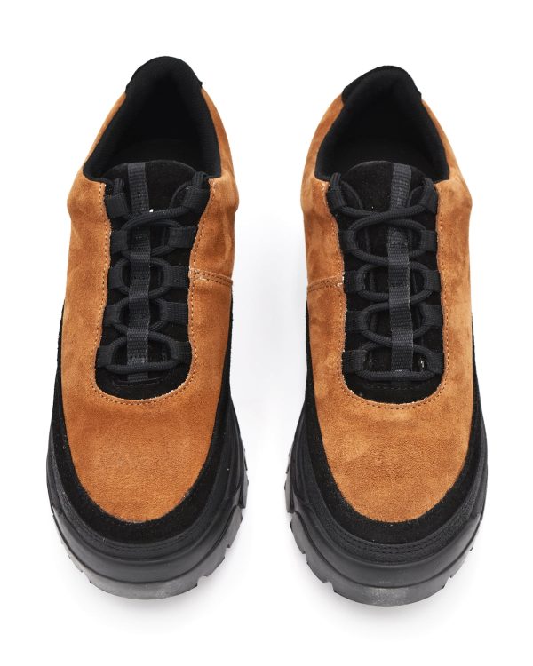 Tarvas Easy Hiker Cognac Suede Sneaker Sale