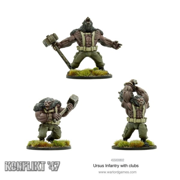 Konflikt ’47 Ursus Infantry With Clubs Discount