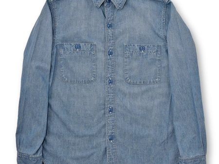 Fullcount Faded Chambray Work shirt For Discount