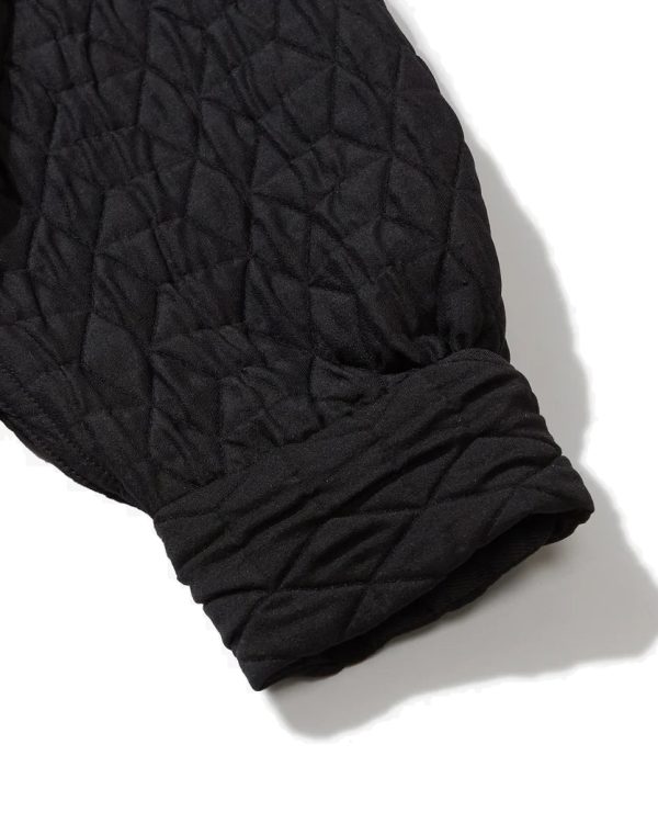 Engineered Garments Black Geo Quilt Classic Shirt Online now