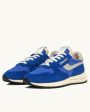 Autry Reelwind Low Sneakers in Blue Nylon and Suede Fashion