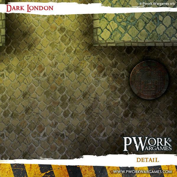 PWORK Wargames - Dark London - Wargames Terrain Mat - Pre-Order on Sale