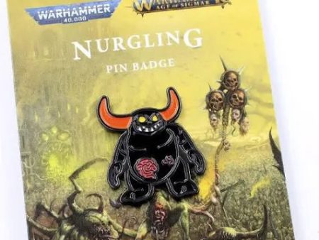 Warhammer Nurgling Pin (Black) Hot on Sale