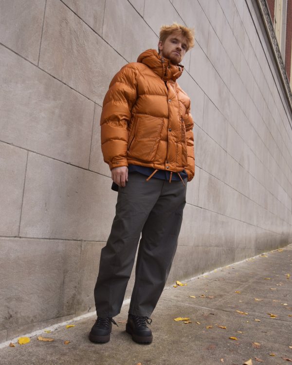 Eastlogue Orange Airborne Down Puffer Jacket For Discount