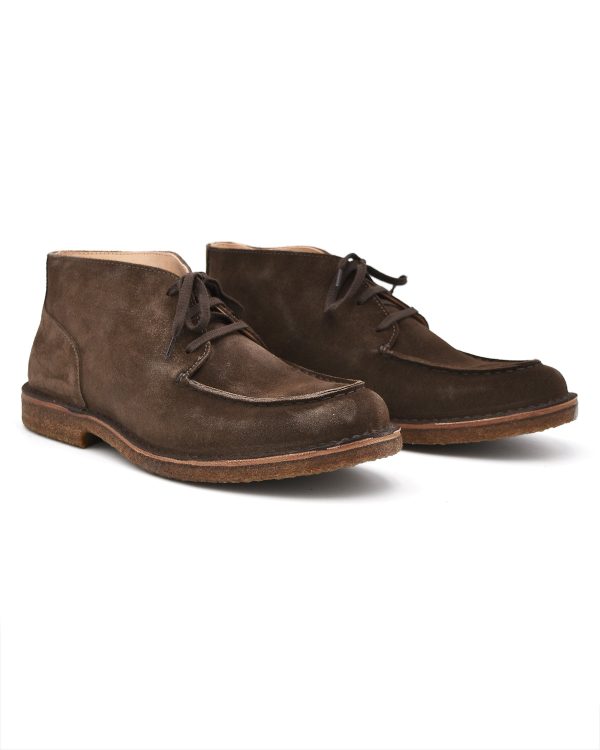 Astorflex Dark Mocca Markflex Suede Mocc Toe Chukka Boot on Sale