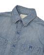 Fullcount Faded Chambray Work shirt For Discount