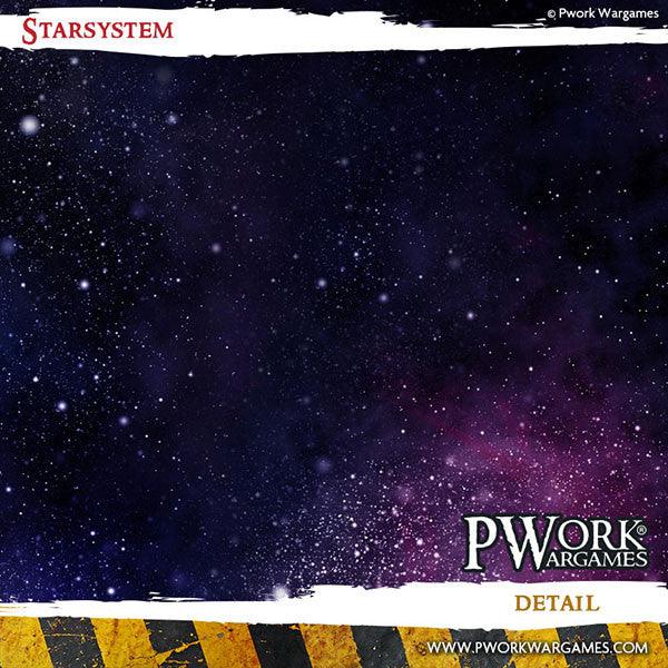 PWORK Wargames - Star System - Wargames Terrain Mat Cheap