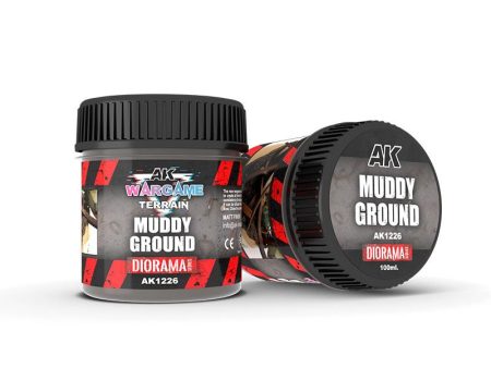 AK Interactive - Terrains - Muddy ground 100 ml Online Hot Sale