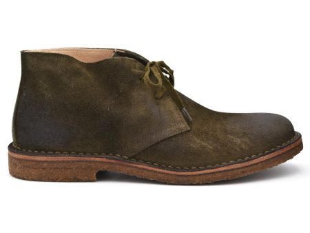 Astorflex Burnished Forest Greenflex Suede Desert Boot Discount