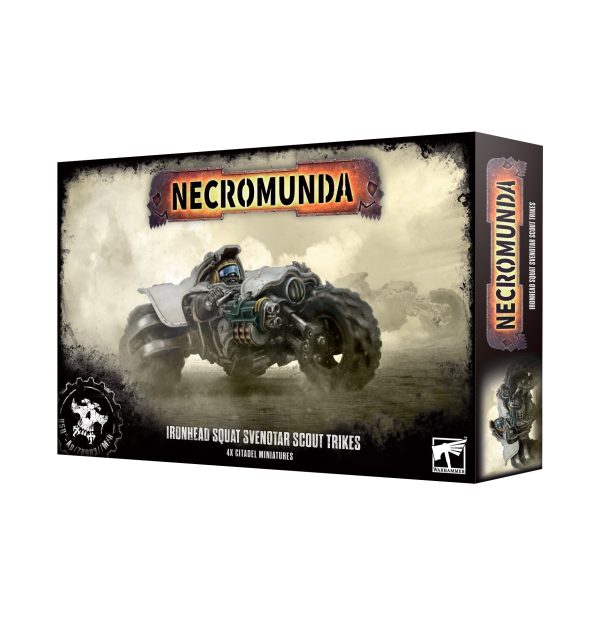 Necromunda: Ironhead Squat Svenotar Scout Trikes - Pre-Order Discount