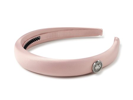 Halo Luxe Rosa Vintage Satin Headband - Mauve Online Hot Sale