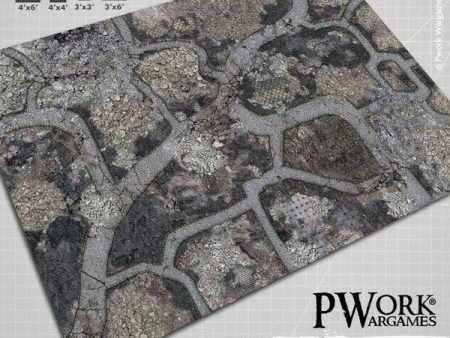 PWORK Wargames - Darkburg - Wargames Terrain Mat - Pre-Order Hot on Sale