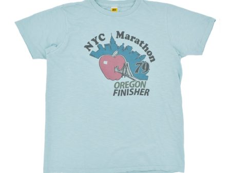 Velva Sheen Blue NYC Marathon Graphic Tee Supply