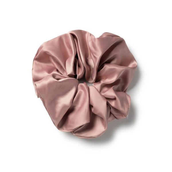 Halo Luxe Rosa Vintage Satin Scrunchie - Mauve For Discount