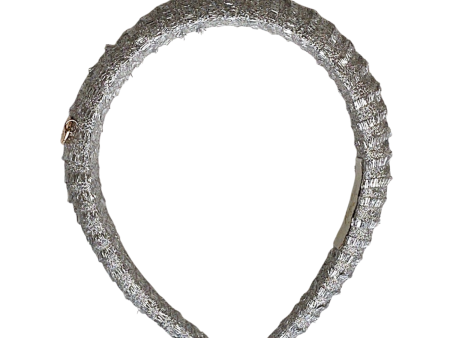 Halo Luxe Noa Fringe Headband - Silver Shimmer For Cheap