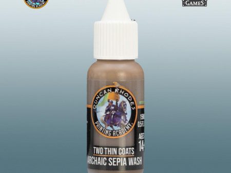 Two Thin Coats - Archaic Sepia Wash 15ml Online Hot Sale