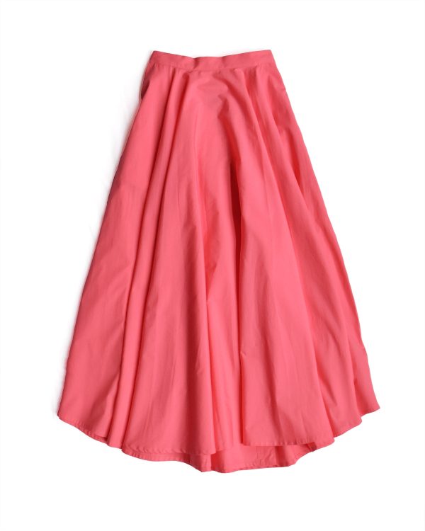 Thierry Colson Wynona Bright Pink Wrap Skirt Online now