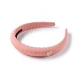 Halo Luxe Ava Scalloped Headband - Solid CoralHalo Luxe Ava Scalloped Headband - Solid Coral on Sale