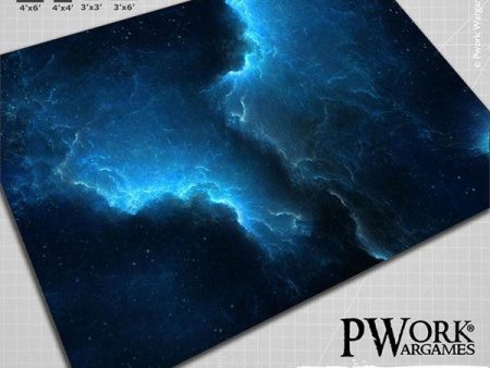 PWORK Wargames - Space Nebula - Wargames Terrain Mat Online