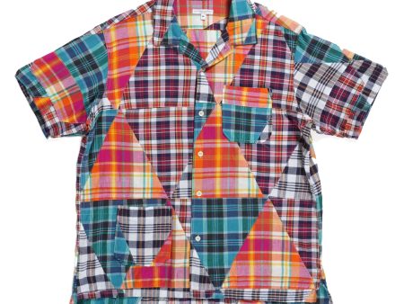 Engineered Garments Multi Patchwork Plaid Camp Shirt Sale