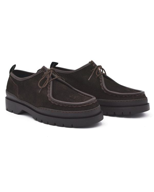 Kleman Major Dark Chocolate Suede Tyrolean Shoe Online