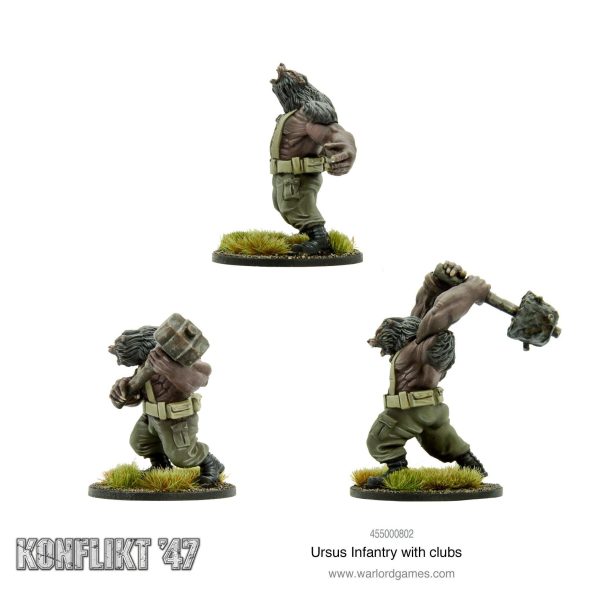 Konflikt ’47 Ursus Infantry With Clubs Discount