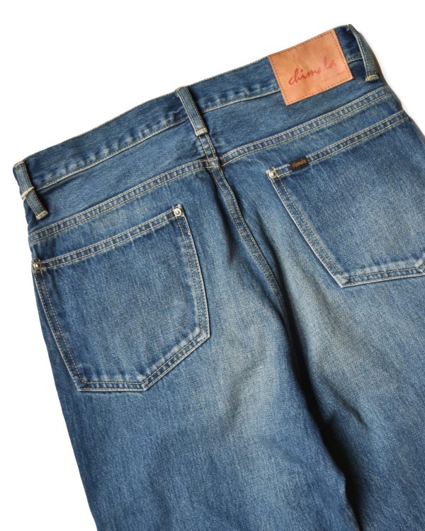 Chimala Used Dark Wash Selvedge Baggy Jeans Hot on Sale