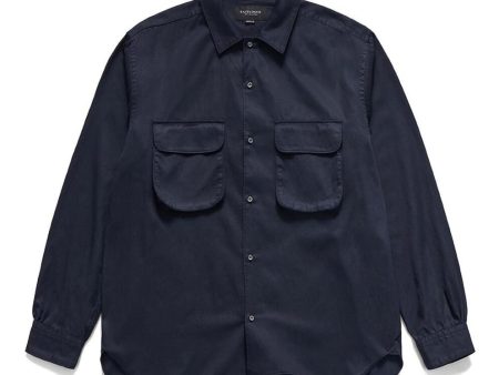 Eastlogue Dark Navy Comfy Wide Shirt Online now