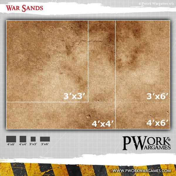 PWORK Wargames - War Sands - Wargames Terrain Mat - Pre-Order For Cheap