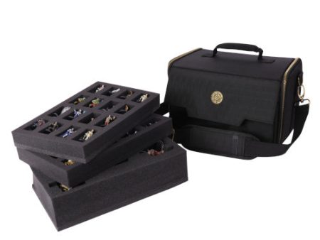 Enhance Tabletop - Miniature Figure Satchel - Black For Cheap