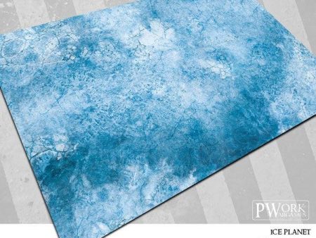 PWORK Wargames - Ice Planet - Wargames Terrain Mat Fashion