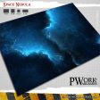 PWORK Wargames - Space Nebula - Wargames Terrain Mat - Pre-Order Online