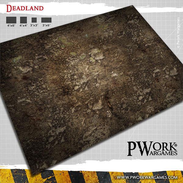 PWORK Wargames - Deadland - Wargames Terrain Mat - Pre-Order Supply