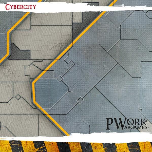 PWORK Wargames - Cyber City - Wargames Terrain Mat - Pre-Order Sale