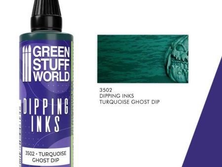 GREEN STUFF WORLD Dipping Ink - Turquoise Ghost Dip 60ml Hot on Sale