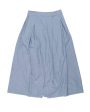 Engineered Garments Blue Chambray Tuck Skirt For Cheap