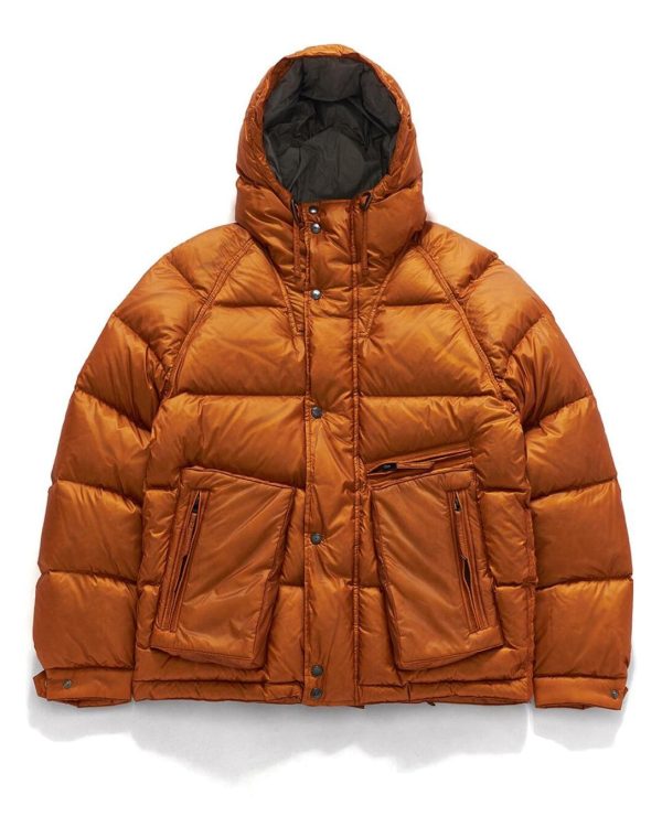 Eastlogue Orange Airborne Down Puffer Jacket For Discount