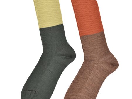 Antipast Two Tone Rib Dress Sock Discount