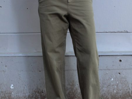 Barena Ida Olive Trousers Online Hot Sale