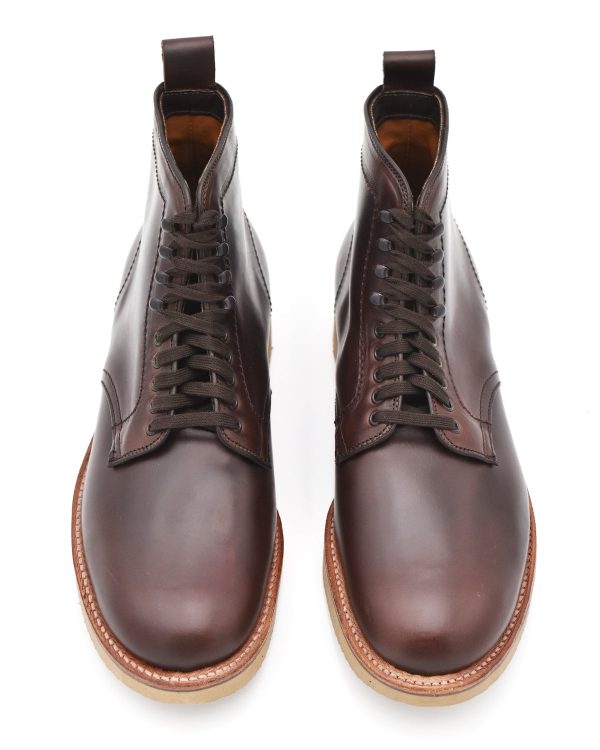 Alden Dark Brown Chromexcel Plain Toe Boot Cheap