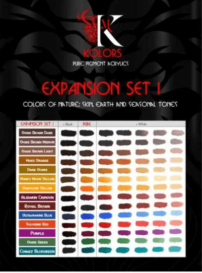 Kimera Kolors Pure Pigments Expansion Set: Colors of Nature Discount