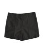 Barena Venezia Pleated Cotton Shorts Black For Sale