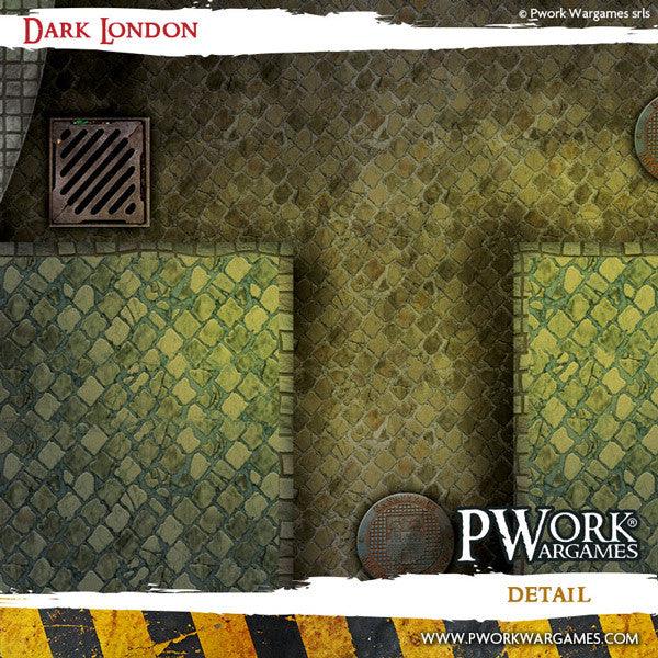 PWORK Wargames - Dark London - Wargames Terrain Mat For Discount